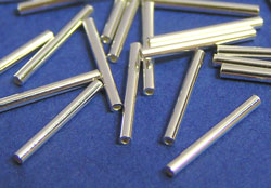  sterling silver 10mm x 1mm outside diamter tube bead 