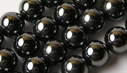  --CLEARANCE--  hematite 12mm round bead 