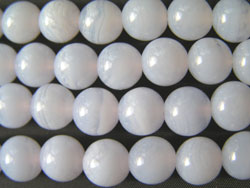  string of blue lace agate 4mm round beads - approx 100 per string 