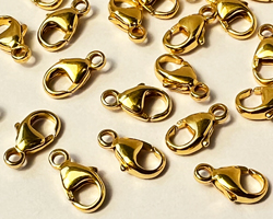  <28.2g/100> vermeil stamped 925 9.5m x 5mm round lobster clasp, 1 micron plating for increased durability [vermeil is gold plated sterling silver] 