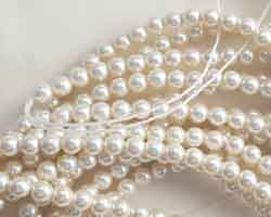  swarovski 5810 cream 4mm pearl bead (100ps) 