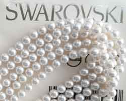  swarovski 5810 white 4mm pearl bead (100ps) 