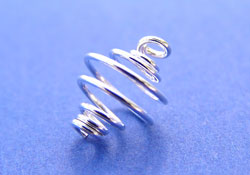  plated silver 11.5mm x 9mm bead cage 