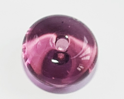  venetian murano amethyst glass 13mm rondelle bead *** QUANTITY IN STOCK =20 *** 