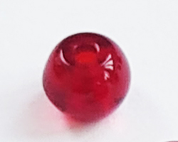  venetian ruby red glass 4mm round bead *** QUANTITY IN STOCK = 3990 *** 