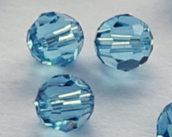  swarovski 5000 5mm aquamarine round bead 