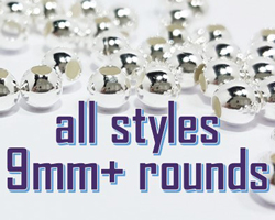 beads : round : 9mm plus (all) (598)
