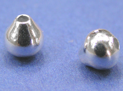  silver plated 5mm mini drop bead 