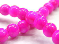 dark pink mother of pearl 8mm round bead