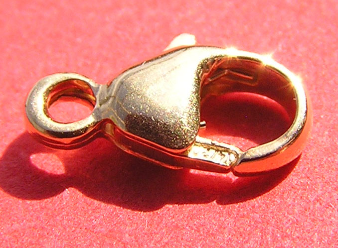  <24.2g/100> gold filled 14/20 9.25mm x 5mm oval lobster clasp 