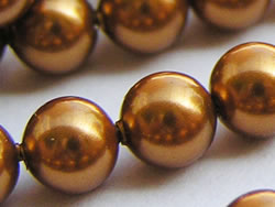  swarovski 5810 copper 3mm pearl bead (200ps) 
