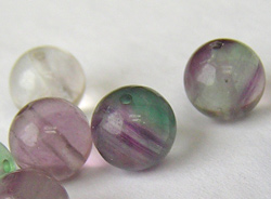  string of rainbow fluorite 8mm round beads, approx 50 beads per string 