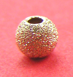  gold filled (14/20) 5mm laser cut round bead, 1.4mm hole 