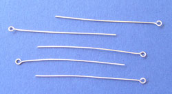  silver plated 26mm eyepin (pp100) 