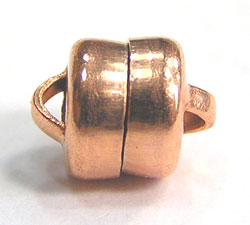  copper 6mm magnetic barrel clasp 