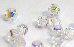  swarovski 5000 2mm crystal ab round bead 