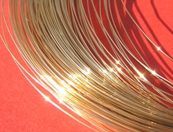  5 foot length of gold filled (12/20), full hard, 24 gauge wire (wire diameter approx 0.5mm) 