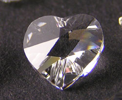  swarovski 6228 14mm crystal heart pendant 