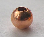  copper 5mm round beads, AT treated 