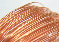  ANTI TARNISH: wire diameter 0.4mm, length 20 meters, round copper wire 