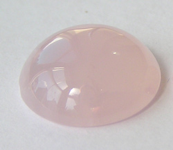  pale pink rose quartz 16mm cabochon 