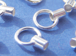  sterling silver, stamped 925, 3.5mm long tube with 1.5mm internal diameter and 5.3mm ring cord ends 