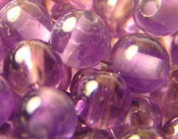  string of amethyst 4mm round beads - approx 85 beads per string 