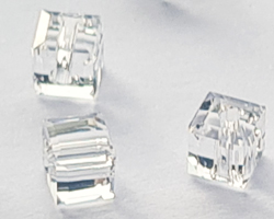  swarovski glass 5601 crystal 4mm cube bead 
