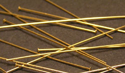  14k gold filled (14/20), 24 gauge (approx 0.5mm thick), 50mm headpin 