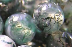  string of moss agate 4mm round beads - approx 90 per string 