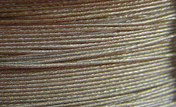  9.1 meter (30 feet) reel - acculon - 3 strand *gold* nylon coated stainless steel stringing/beading wire, 0.30mm total outside diameter 