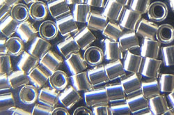  pack of 2.6 grams (between 450-500pcs) sterling silver 1mm outside diameter, 0.5mm length, 0.7mm internal diameter, very small light weight micro crimp tube 