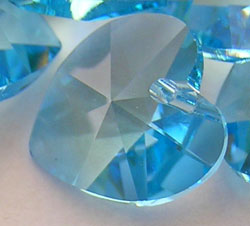  swarovski 6228 10mm aquamarine heart pendant 