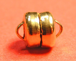  gold filled (14/20) 6mm magnetic barrel clasp 