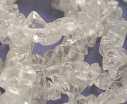  string crystal quartz chip beads -  - total length 78cm (32 inch) 