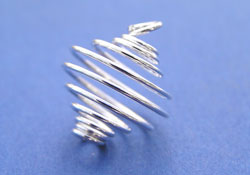  silver plated 20mm x 15mm bead cage 