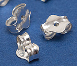  pairs of small sterling silver stamped 925, 4mm x 2.25mm butterflies 