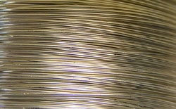  SOLD PER FOOT  :  argentium sterling silver, dead soft, 26 gauge round wire (0.4mm approx diameter) 