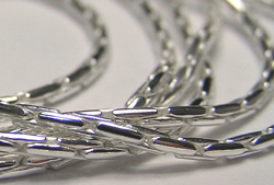  cm's - SOLD IN METRIC LENGTHS -  sterling silver chunky 1.3mm cardano beading / stringing chain - 9.74 grams per meter 
