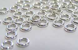  <6.3g/100> sterling silver 4.3mm diameter, 1mm thickness, hollow closed ring 