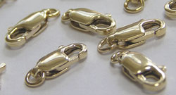  gold filled 14/20 10mm x 4mm lobster clasp with open ring 