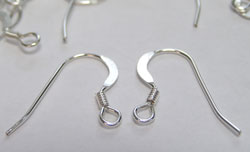  pair(s) silver filled 20mm shank, 22 gauge (0.64mm wire), coil earwires 