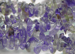  string of small amethyst chips - total length 78cm (32 inch) 