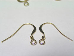  pair(s) gold fill 20mm shank, 22 gauge (0.64mm wire), ball earwires 
