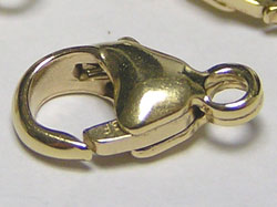  gold fill 14/20 11mm x 6mm round lobster clasp 