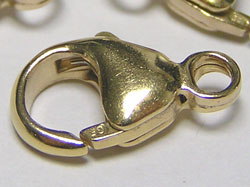  gold fill 14/20, stamped 14/20 GF, 13mm x 8mm oval lobster clasp 