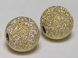  gold filled (14/20) 8mm laser cut round bead, 2mm hole 