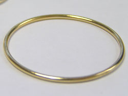  gold fill 25mm diameter, 18 gauge (approx 1mm) closed jump ring 