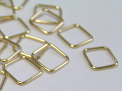  gold fill 8mm 20 gauge (approx 0.8mm) closed square ring 