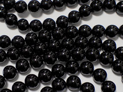  string of black onyx 12mm round beads, GRADE A, approx 33 per string 